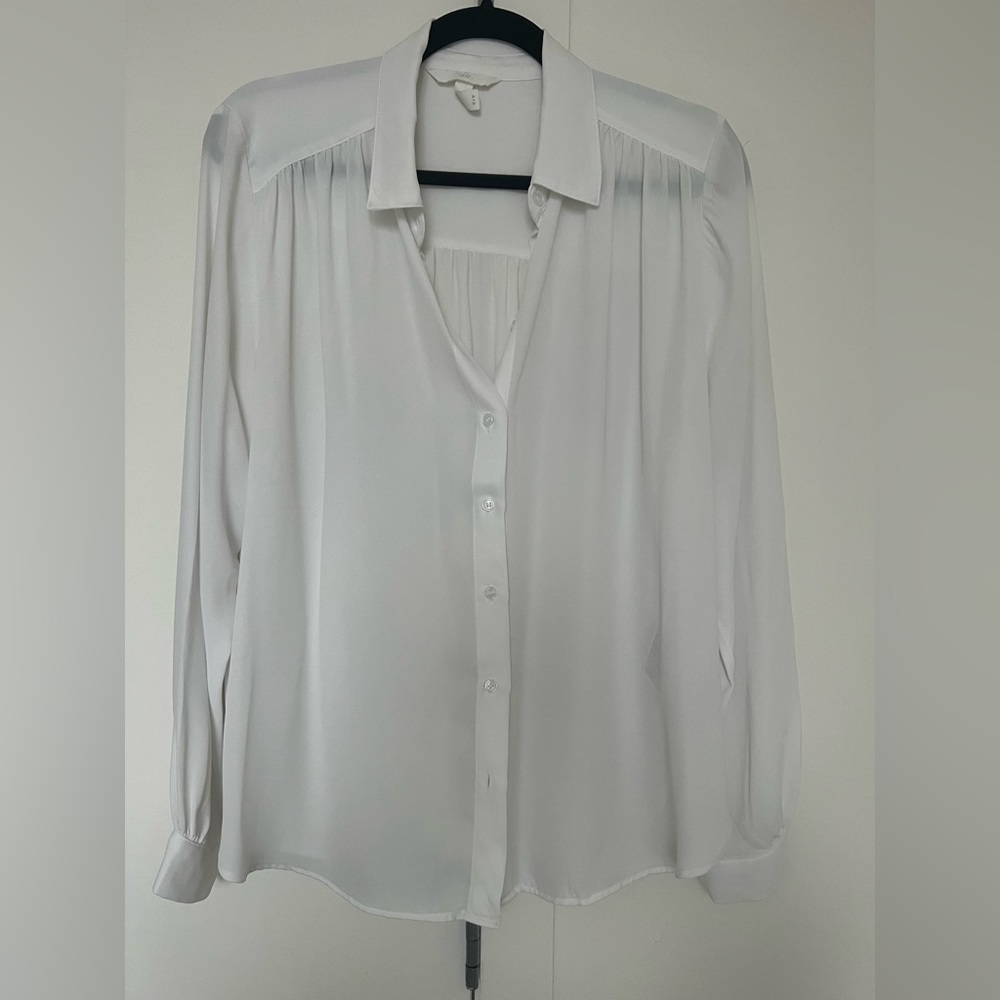White blouse Size 8-10/M